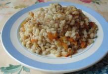 How long to cook pearl barley without soaking for pickle sauce